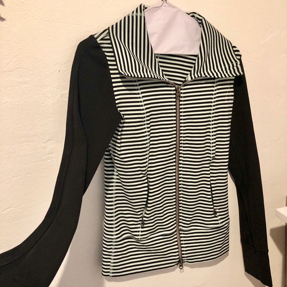 Lululemon stripe Track Jacket